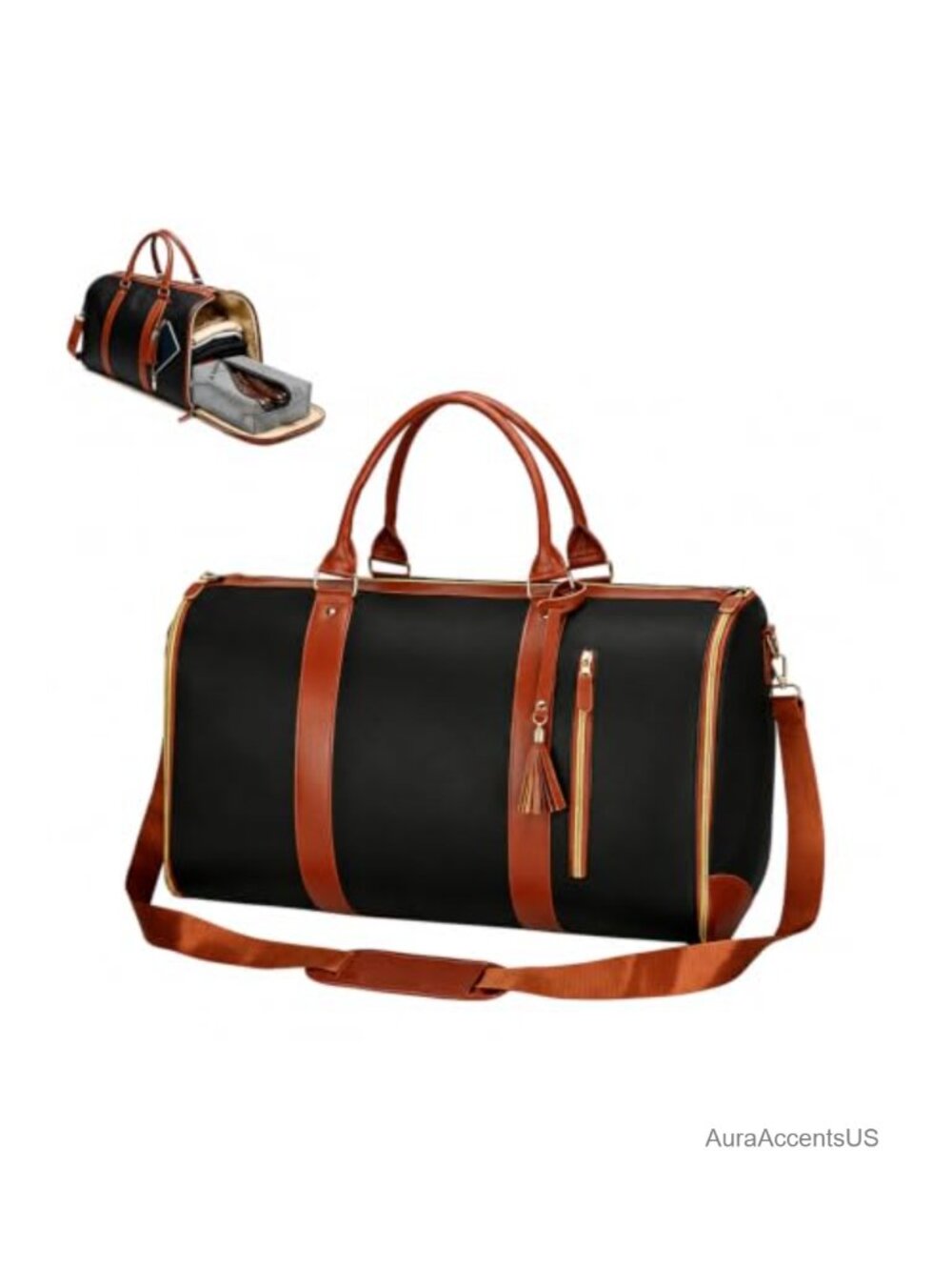 Waterproof Garment Duffle Bag Convertible Travel Backpack Hanging Suit Dress